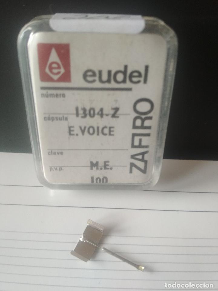 Radios antiguas: aguja tocadiscos eudel 1304 z e. voice m.e. 100 sin uso - Foto 1