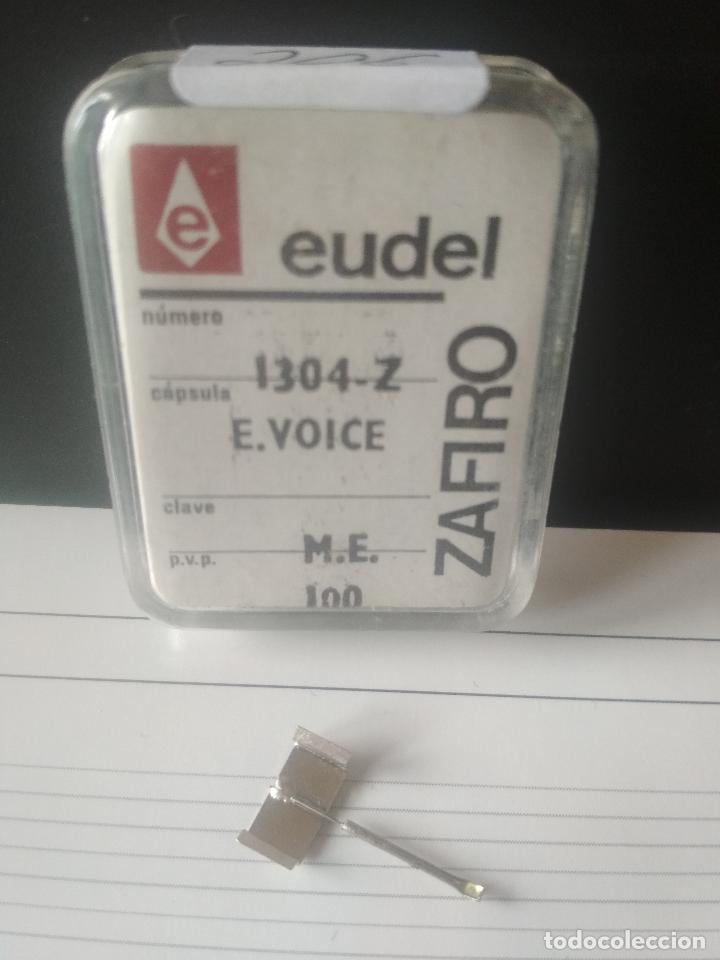Radios antiguas: aguja tocadiscos eudel 1304 z e. voice m.e. 100 sin uso - Foto 1