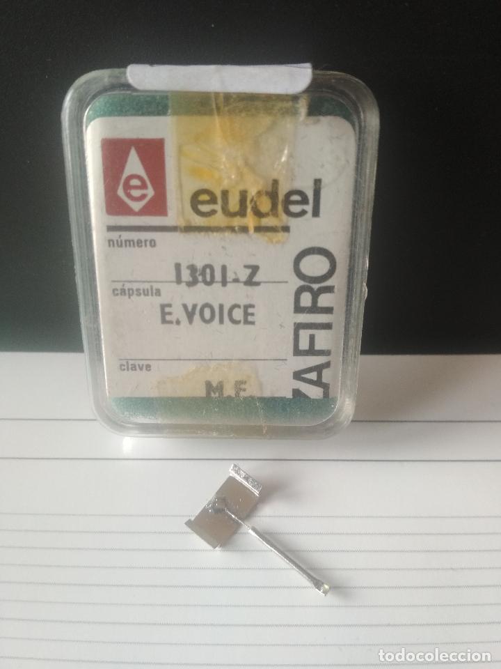 Radios antiguas: AGUJA TOCADISCOS EUDEL 1301- Z E. VOICE M.E ZAFIRO SIN USO - Foto 1
