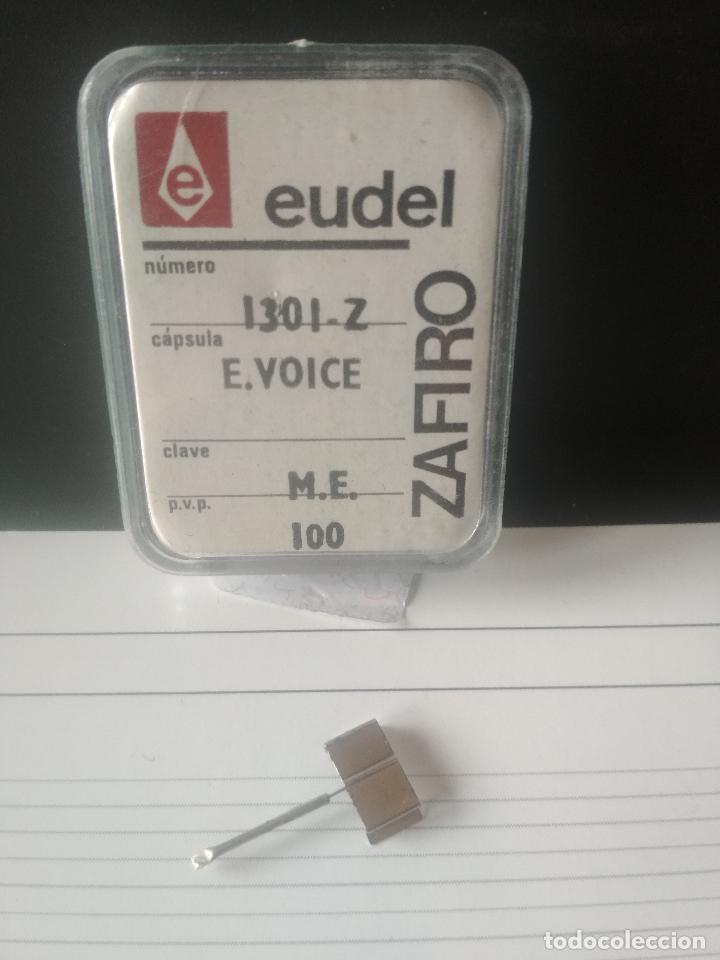 Radios antiguas: AGUJA TOCADISCOS EUDEL 1301- Z E. VOICE M.E 100 ZAFIRO SIN USO - Foto 1
