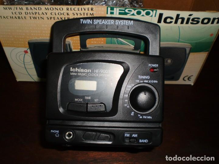 Radios antiguas: RADIO RELOJ MINI NUEVO - ICHISON HF 9001 - Foto 6