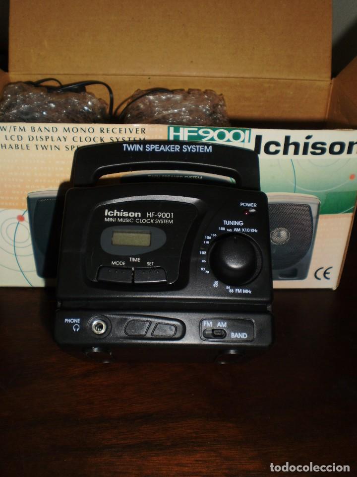Radios antiguas: RADIO RELOJ MINI NUEVO - ICHISON HF 9001 - Foto 7