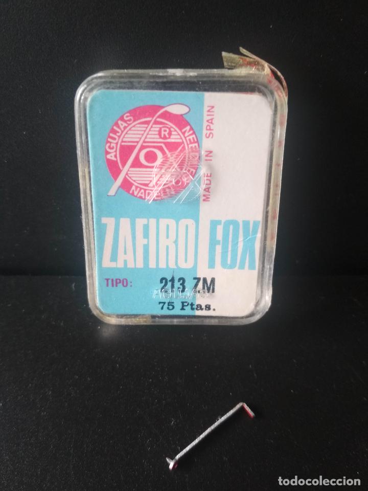 Radios antiguas: AGUJA TOCADISCOS FOX ZAFIRO REF 213ZM SIN USO - Foto 1