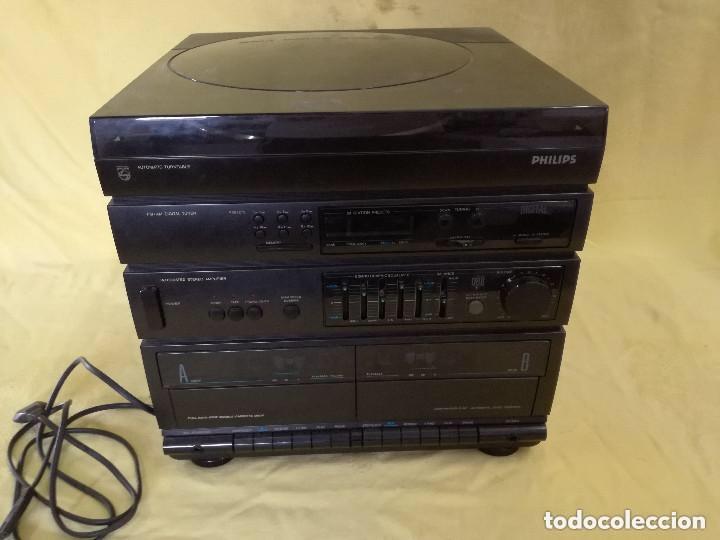 Radios antiguas: Mini cadena philips funcionando F1385/60 ( leer) - Foto 16