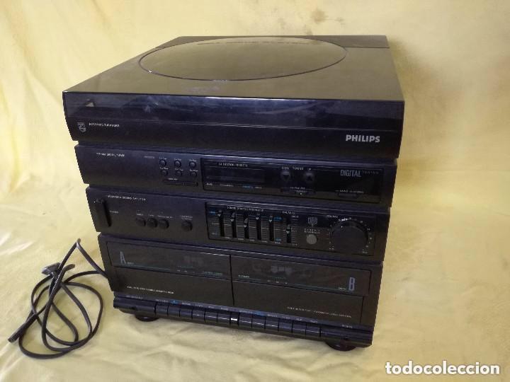 Radios antiguas: Mini cadena philips funcionando F1385/60 ( leer) - Foto 3