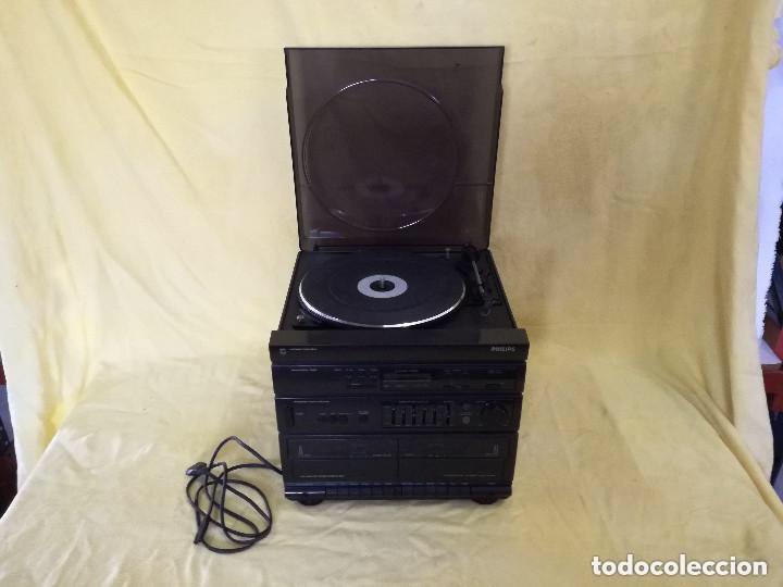 Radios antiguas: Mini cadena philips funcionando F1385/60 ( leer) - Foto 9