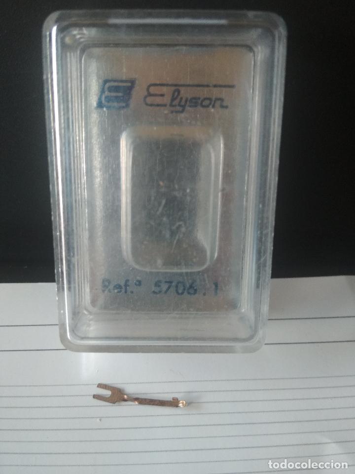 Radios antiguas: AGUJA TOCADISCOS ELYSON - REF 5706 1 - sin uso COMPATIBLE - Foto 1
