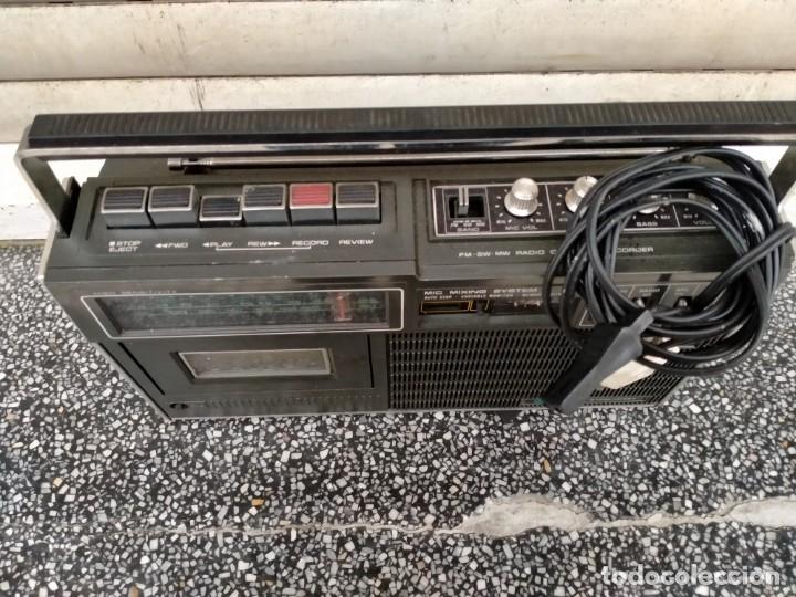 Radios antiguas: RADIO CASSETTE SANYO M 2460 N.... FUNCIONA - Foto 4