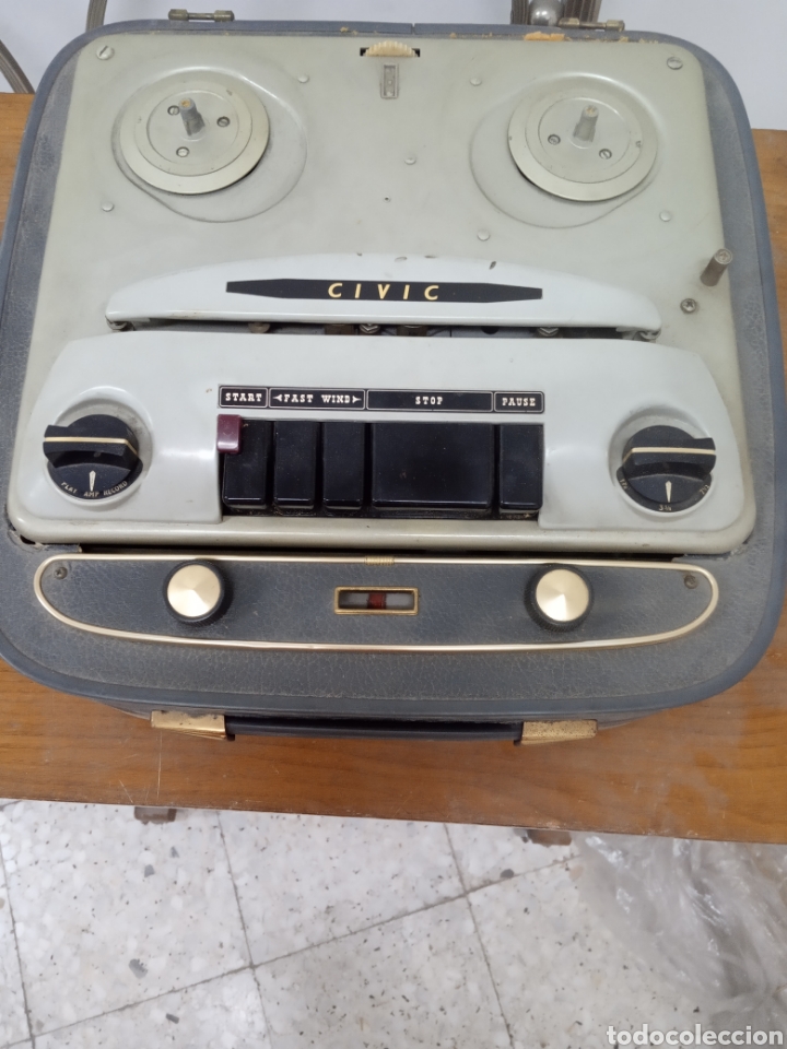 Radios antiguas: Magnetofono Civic Vintage - Foto 1