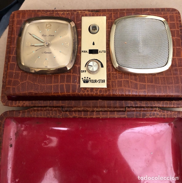 Radios antiguas: Antigua transistor port&aacute;til four star - Foto 2