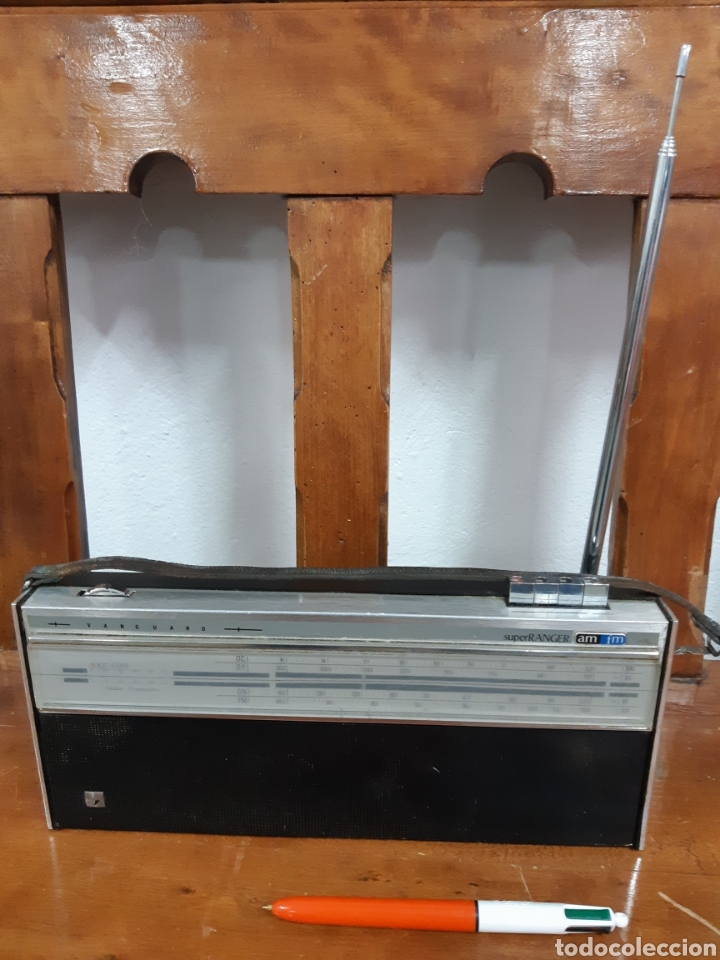 Radios antiguas: ANTIGUO TRANSISTOR VANGUARD SUPERRANGER - Foto 4