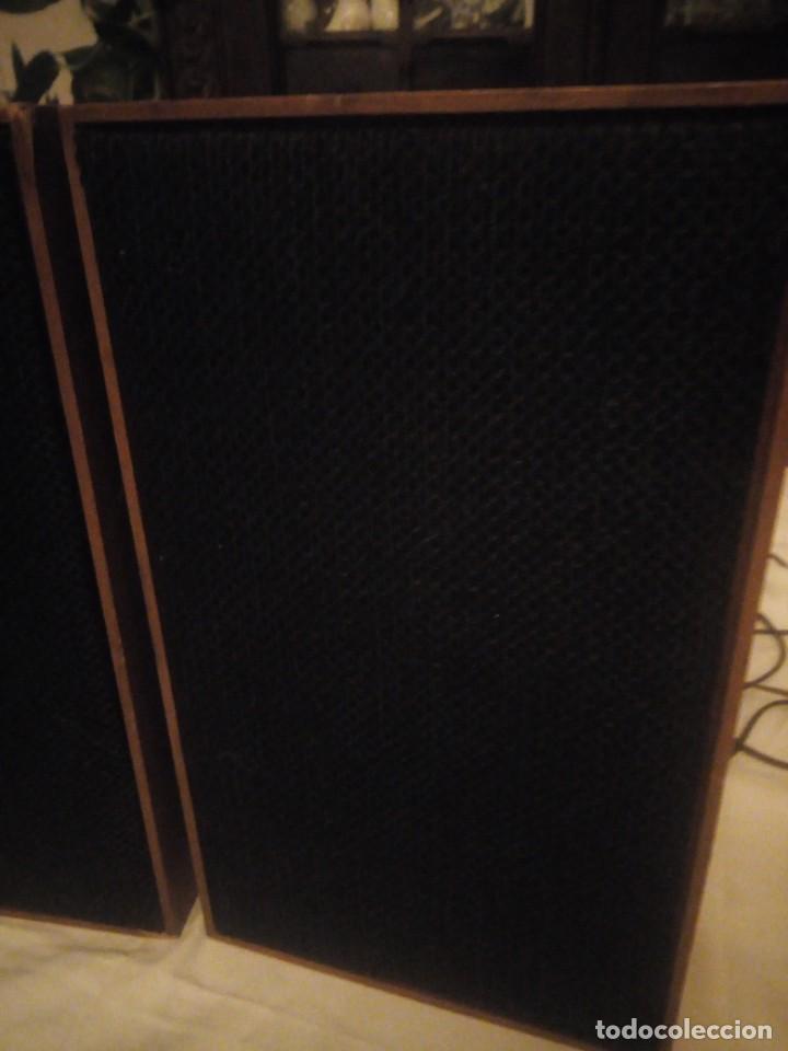 Radios antiguas: Antiguos altavoces de madera,sin marca - Foto 3