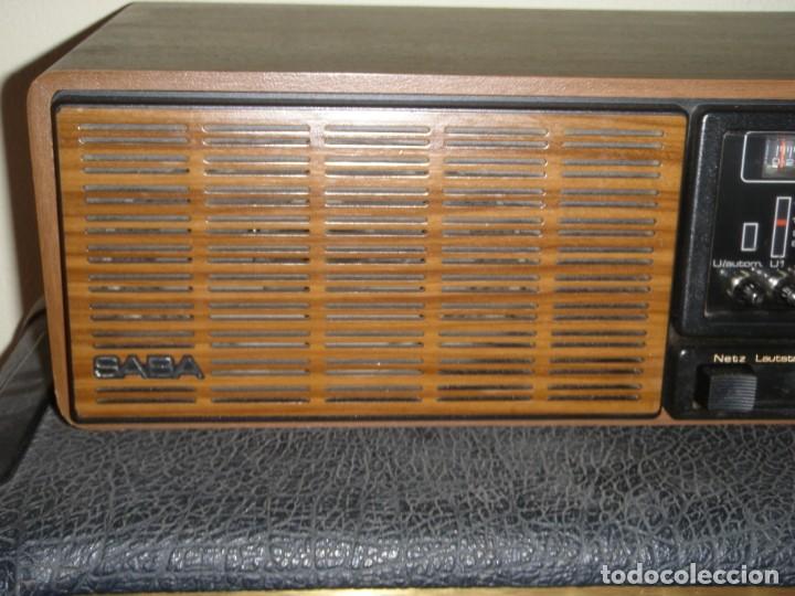 Radios antiguas: RADIO SABA MAINAU DE LUXE COMO NUEVA FUNCIONANDO PERFECTA - Foto 4