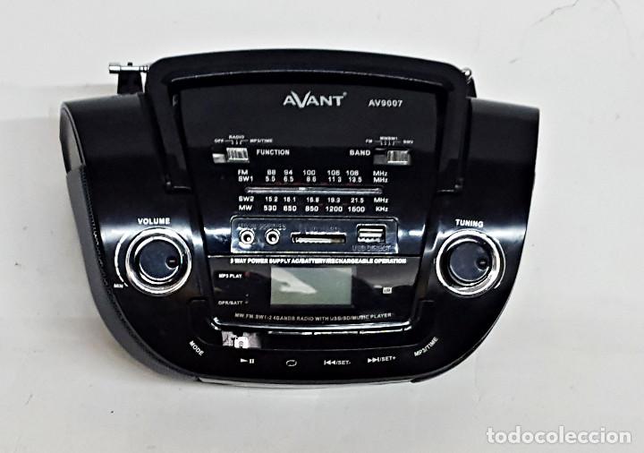 Radios antiguas: Radio con USB/SD AVANT AV-9007. - Foto 3