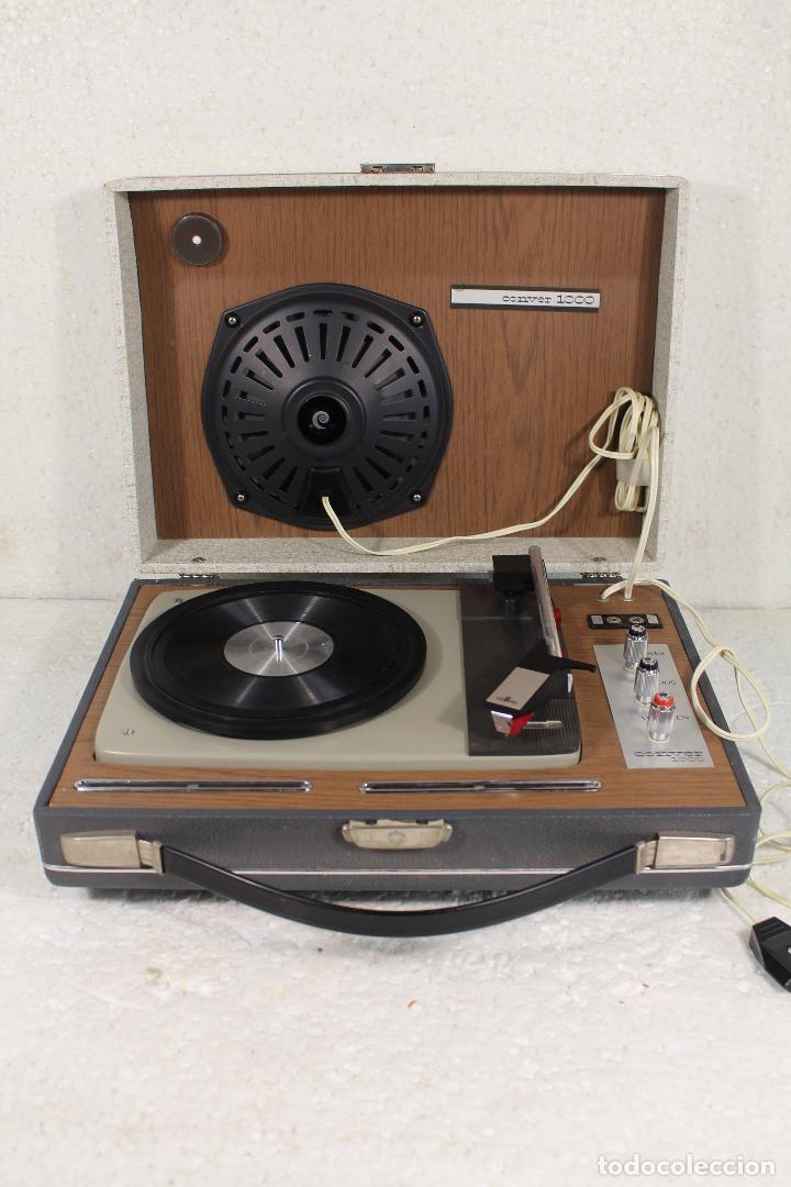 Radios antiguas: TOCADISCOS CONVER 1000 BUEN ESTADO - Foto 4