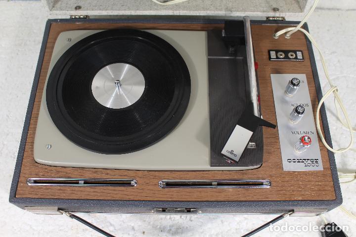 Radios antiguas: TOCADISCOS CONVER 1000 BUEN ESTADO - Foto 7