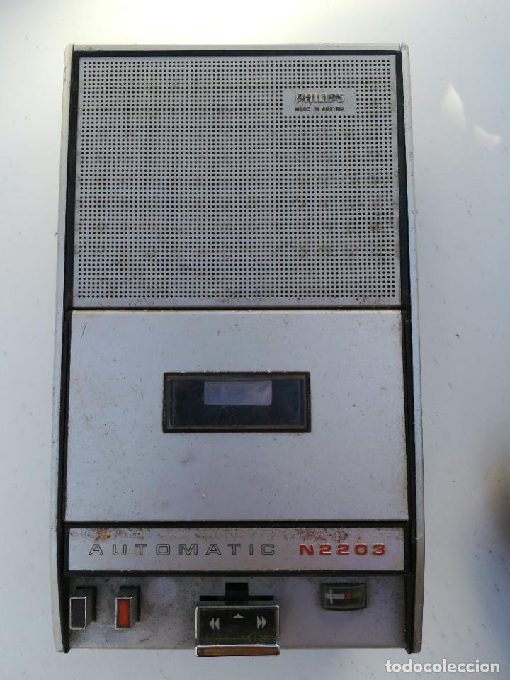 Radios antiguas: Grabadora antigua Philips - Foto 5