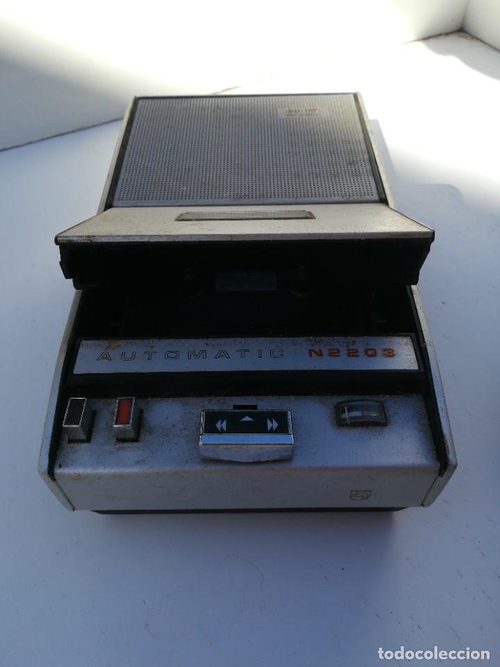 Radios antiguas: Grabadora antigua Philips - Foto 6
