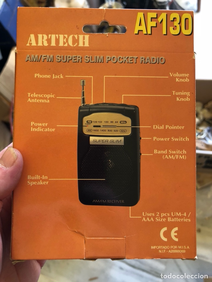 Radios antiguas: Radio artech en su caja - Foto 2