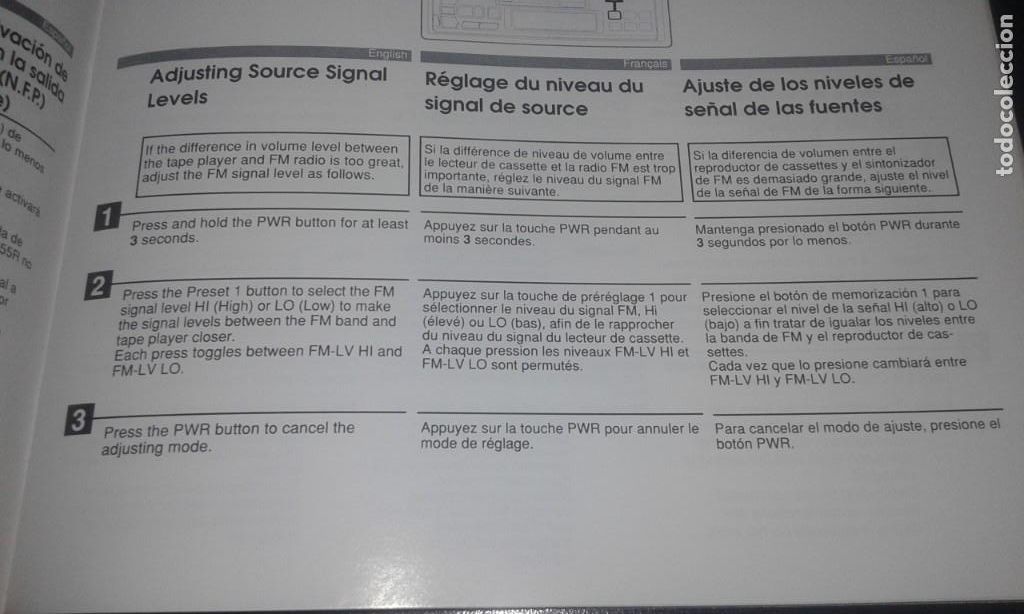 Radios antiguas: MANUAL ALPINE TDM 7554-R - Foto 2
