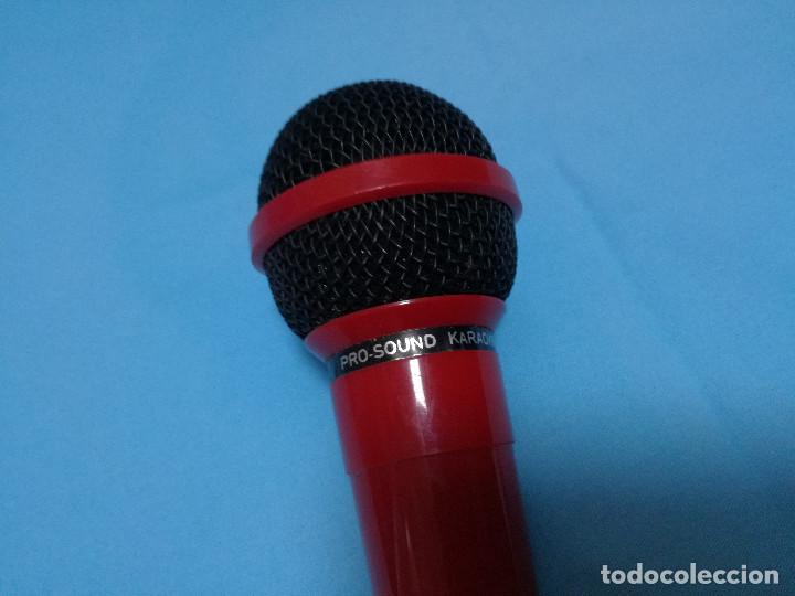Radios antiguas: MICROFONO - PRO-SOUND KARAOKE (FUNCIONANDO) - Foto 4