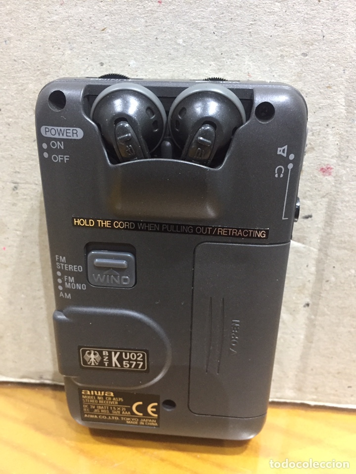 Radios antiguas: Radio aiwa CR-AS75 - Foto 2
