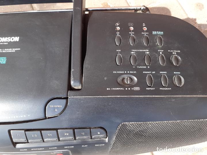 Radios antiguas: RADIO CASSETTE THOMSON TM 9361 CD FUNCIONANDO - Foto 4