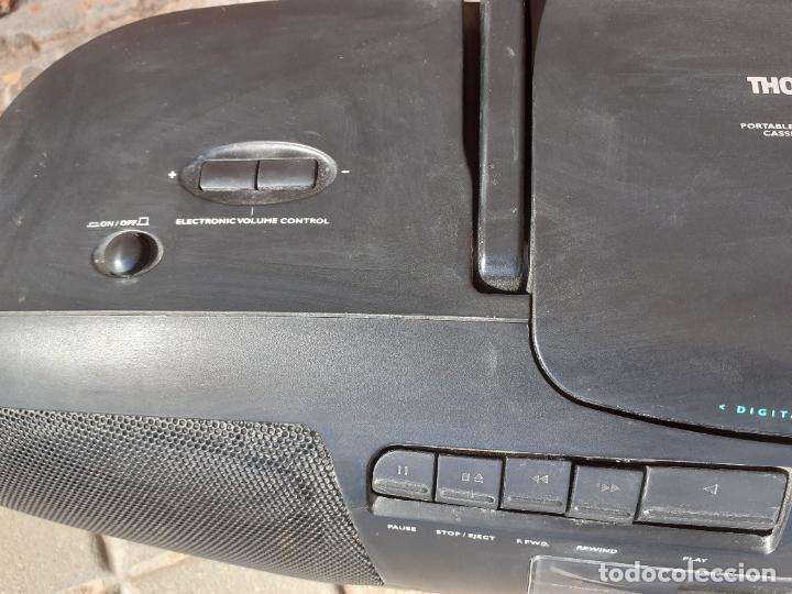 Radios antiguas: RADIO CASSETTE THOMSON TM 9361 CD FUNCIONANDO - Foto 6