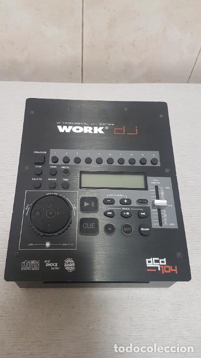 Radios antiguas: REPRODUCTOR DE CD WORK DJ - PROFESIONAL DJ SERIES - Foto 2
