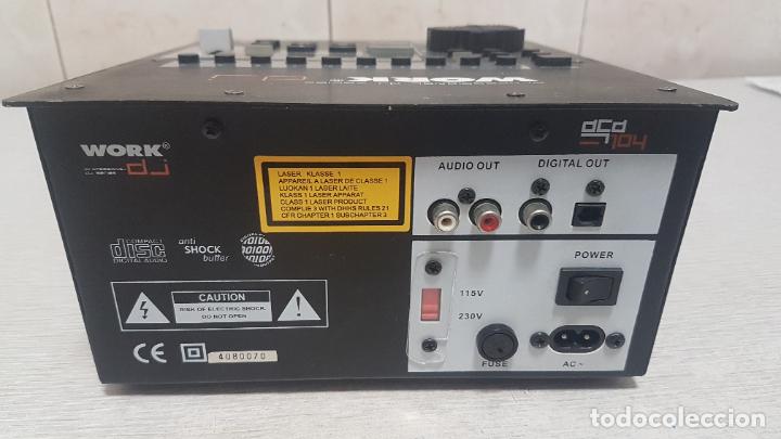 Radios antiguas: REPRODUCTOR DE CD WORK DJ - PROFESIONAL DJ SERIES - Foto 8
