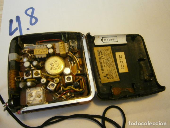 Radios antiguas: ANTIGUO TRANSISTOR MITSUBISHI ELECTRIC 7X-603T - Foto 5