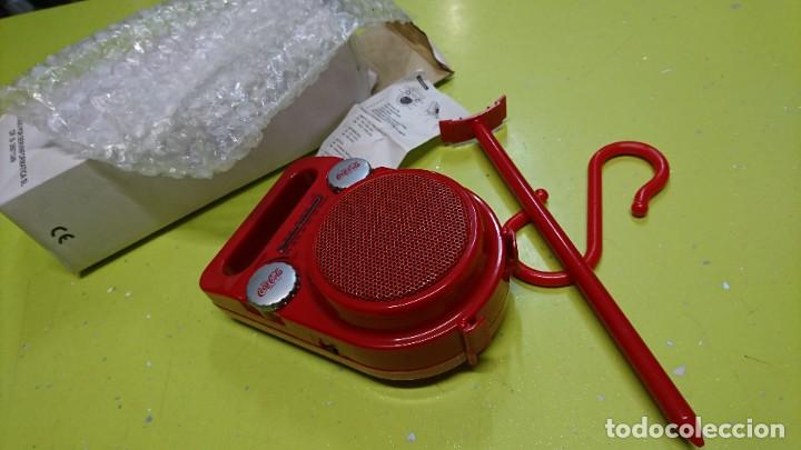 Radios antiguas: RADIO TRANSISTOR COCA-COLA, PLAYA, NUEVO - Foto 1