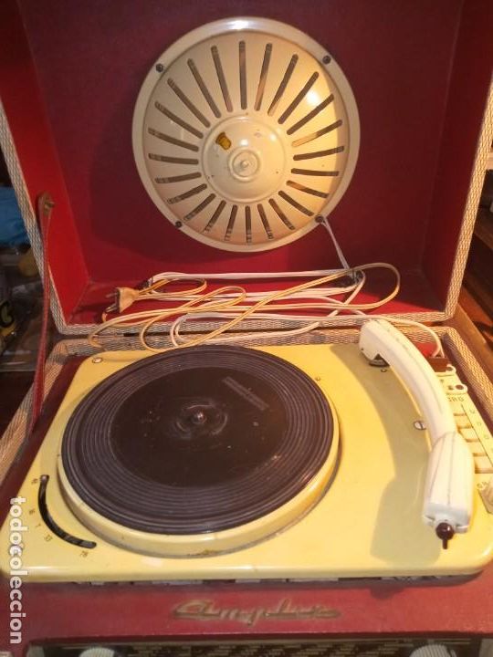 Radios antiguas: TOCADISCOS-RADIO COMPACTO - AMPLIX . - Foto 3