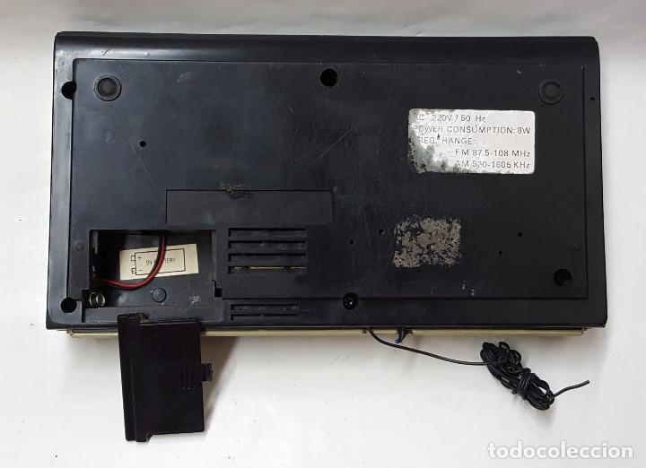 Radios antiguas: Radio Reloj OSKAR. Sin cable. - Foto 4