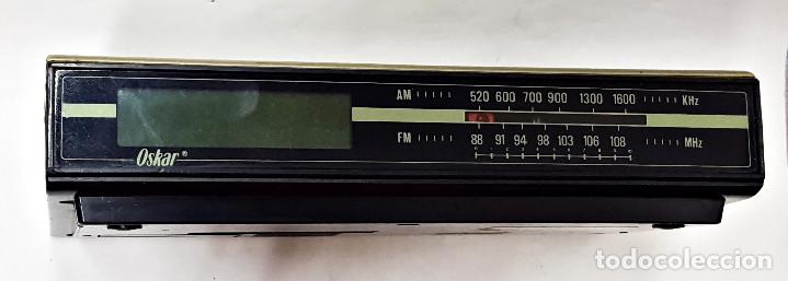 Radios antiguas: Radio Reloj OSKAR. Sin cable. - Foto 6