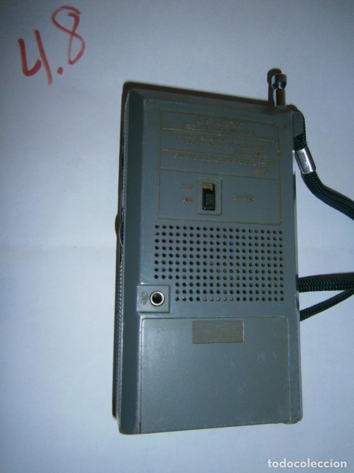 Radios antiguas: ANTIGUA RADIO TRANSISTOR SANYO - Foto 3