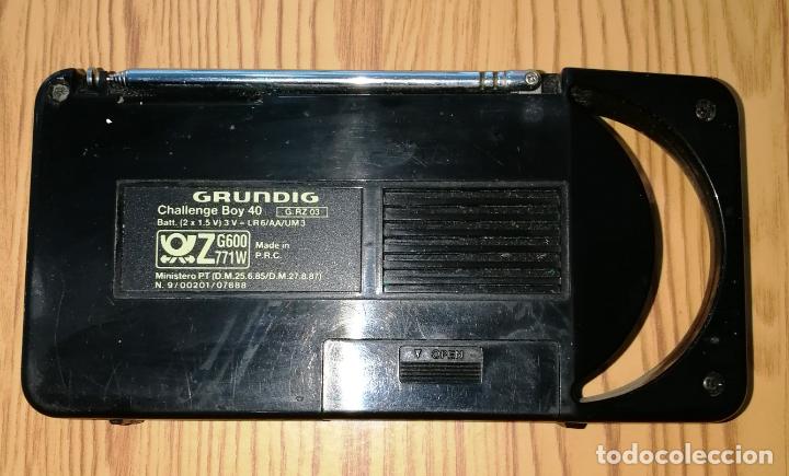 Radios antiguas: RADIO GRUNDIG CHALLENGE BOY 40 - Foto 2