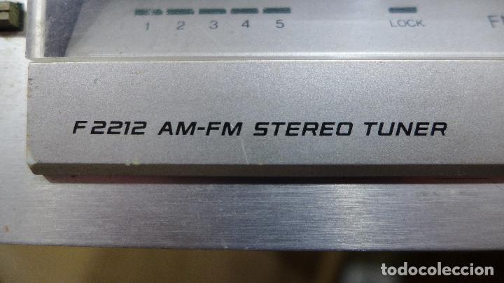 Radios antiguas: SINTONIZADOR DE RADIO PHILIPS F-2212 AM-FM STEREO TUNER - Foto 3 - 282991328
