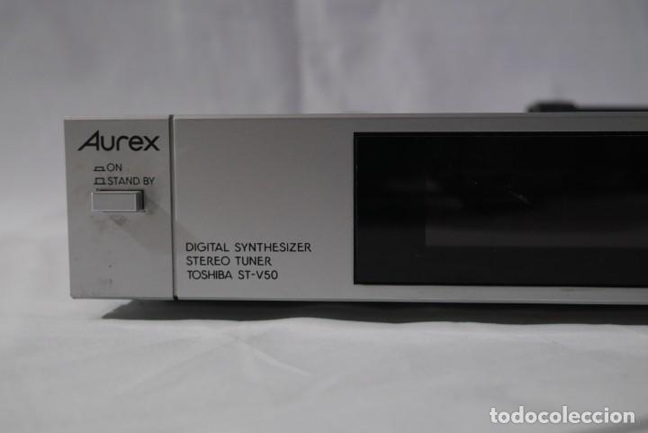 Radios antiguas: Radio Aurex Toshiba ST-V50, funcionando - Foto 3