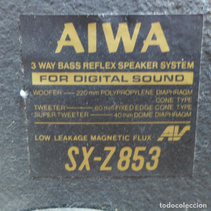 Radios antiguas: ALTAVOZ AIWA SX-Z853 - Foto 16 - 286909428