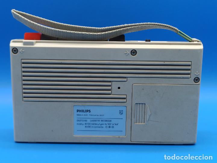 Radios antiguas: PHILIPS WALKMAN D6270 PORTABLE CASSETTE RECORDER - Foto 3
