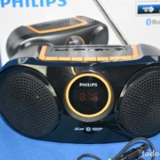 Radios antiguas: PHILIPS AT10 ALTAVOZ PORTÁTIL BLUETOOTH RADIO/USB/SD. Lote 288646923