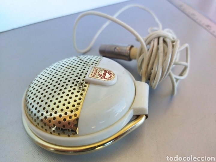 Radios antiguas: Antiguo Micr&oacute;fono Philips EL 3750 a&ntilde;os 50 - Foto 5