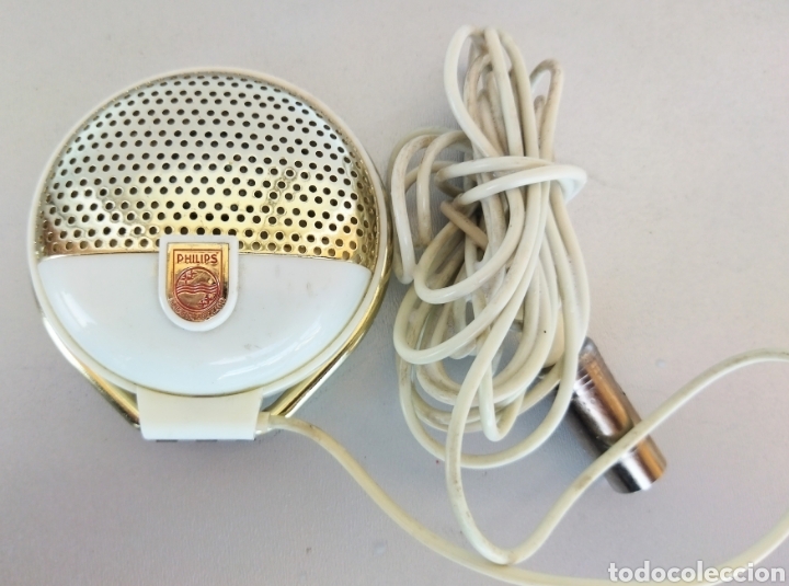Radios antiguas: Antiguo Micr&oacute;fono Philips EL 3750 a&ntilde;os 50 - Foto 9