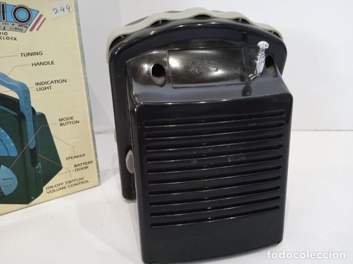 Radios antiguas: Radio transistor con reloj QRadio - Foto 5