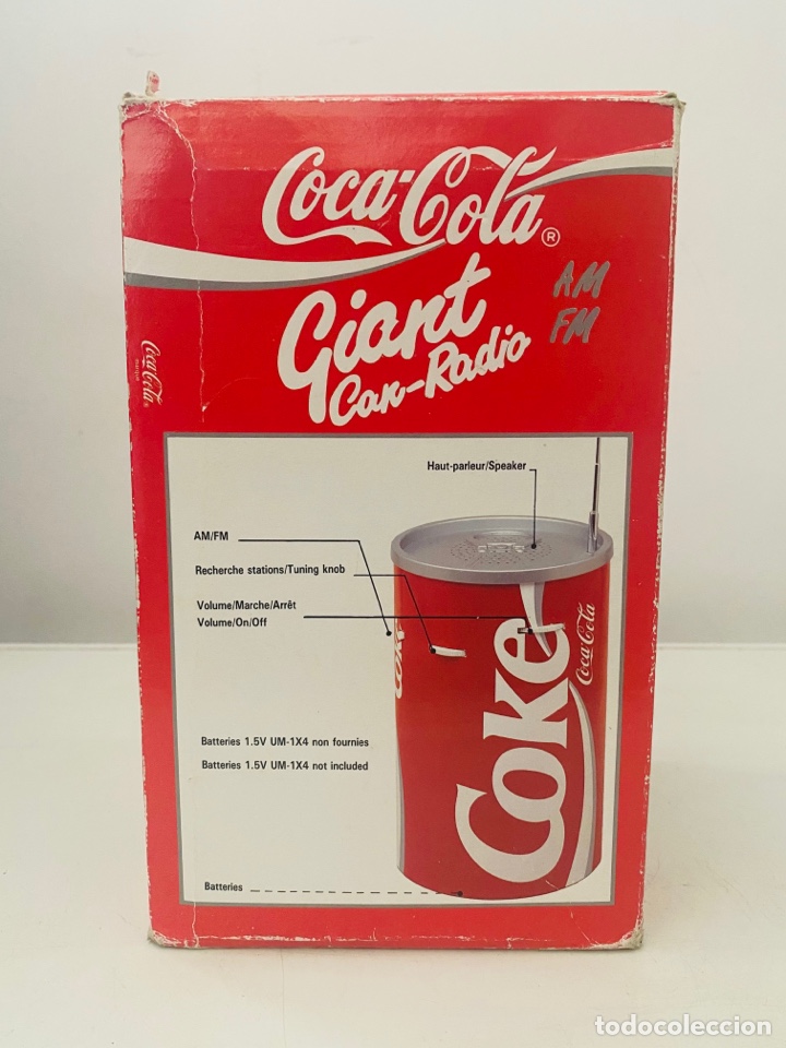 Radios antiguas: Cocacola Giant Can Radio - Foto 5