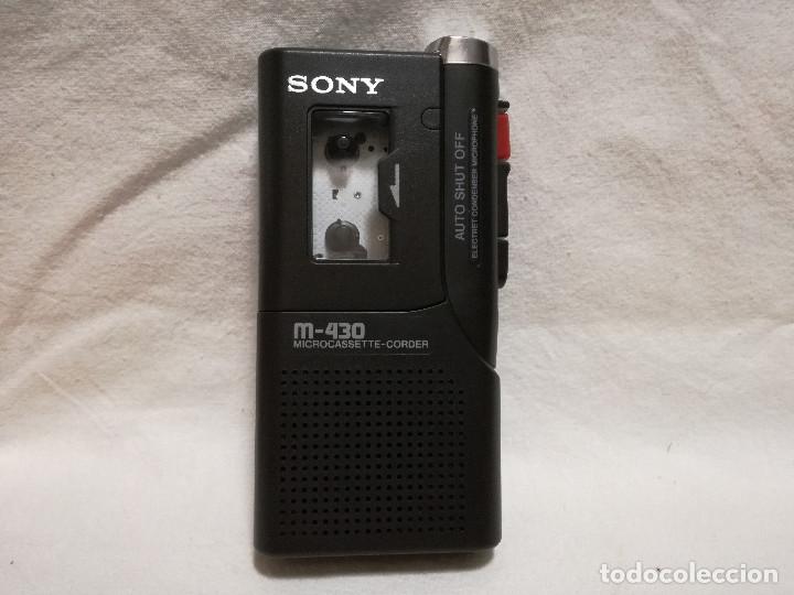 Radios antiguas: GRABADORA DE MICROCASSETTE - SONY M-430 (NO FUNCIONA) - Foto 2