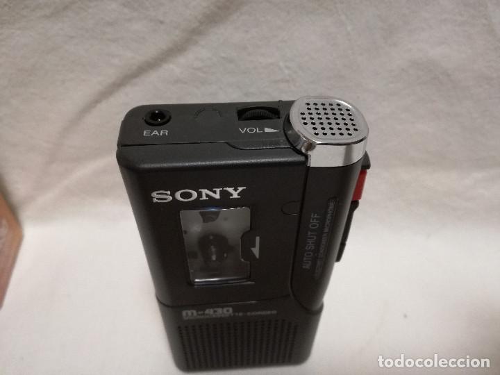 Radios antiguas: GRABADORA DE MICROCASSETTE - SONY M-430 (NO FUNCIONA) - Foto 6