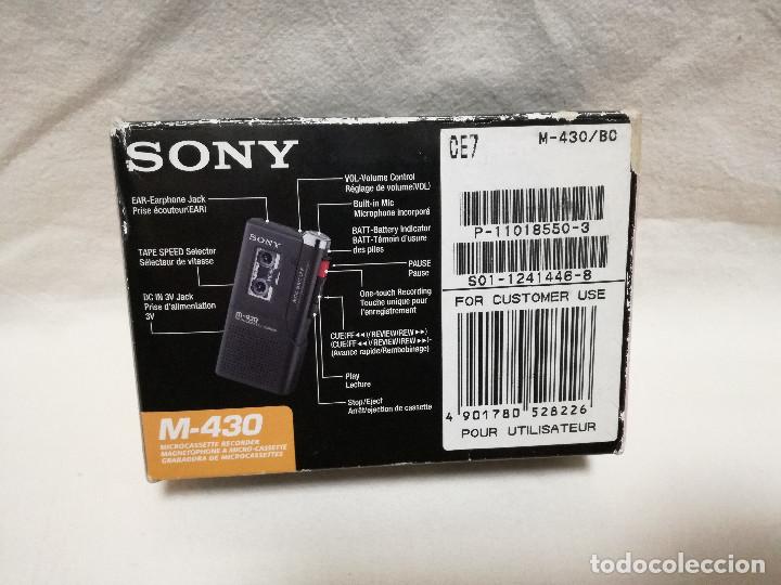 Radios antiguas: GRABADORA DE MICROCASSETTE - SONY M-430 (NO FUNCIONA) - Foto 11