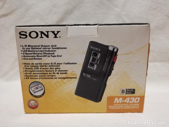 Radios antiguas: GRABADORA DE MICROCASSETTE - SONY M-430 (NO FUNCIONA) - Foto 13